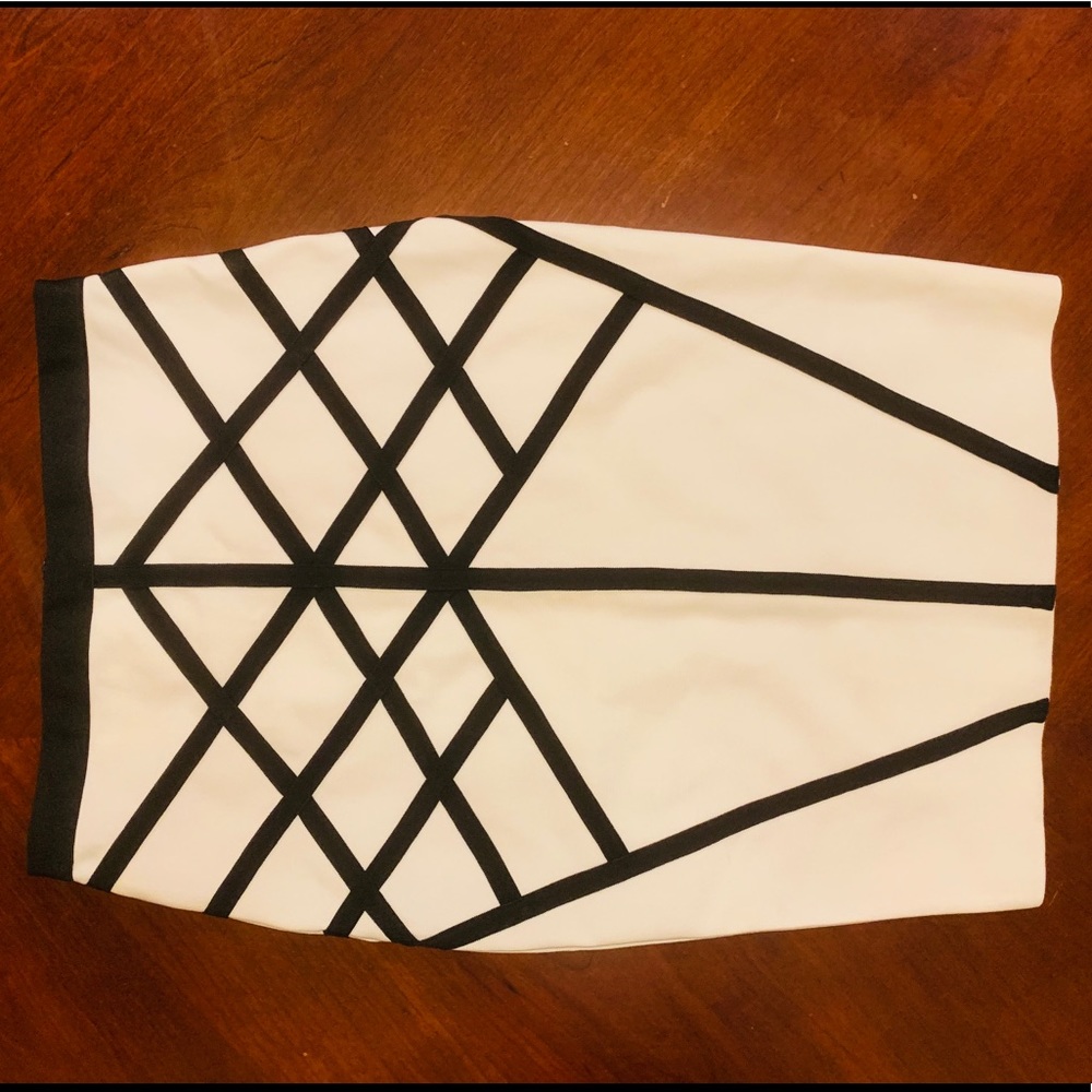 WOW Couture Skirt (Black and White)